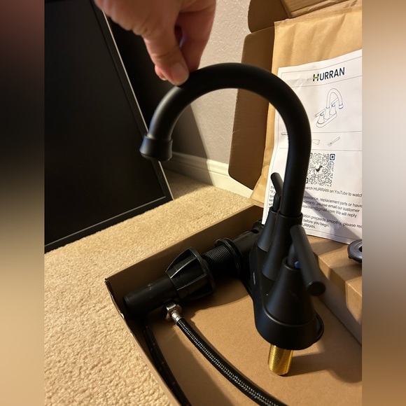 New in Box! Black Matte Faucet - Picture 3 of 8